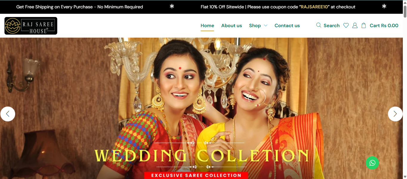 E-commerce Saree Website